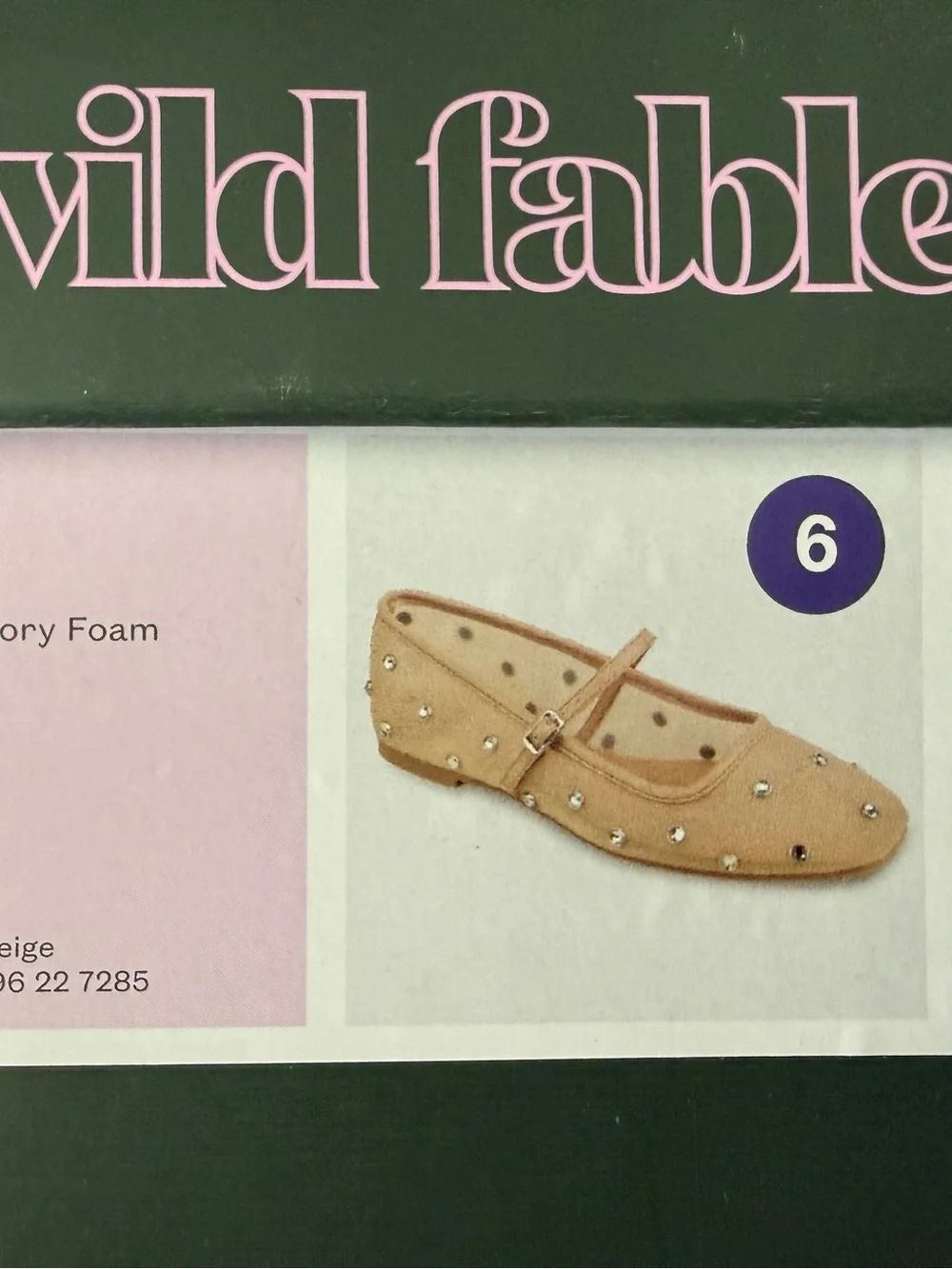 Wild Fable Women's Elsa Mary Jane Ballet Flats with Memory Foam Insole